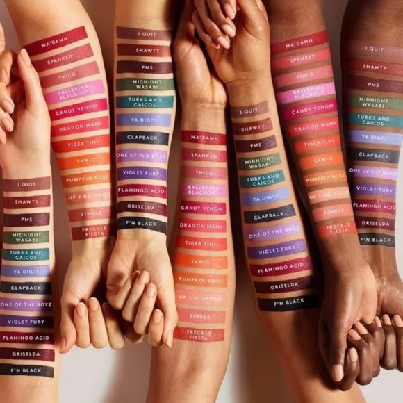 NWT FENTY BEAUTY Perwinkle Blue ya Dig?! Mademoiselle plush Matte Lipstick purp - Picture 3 of 12